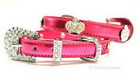 hot pink bling crown collar by Cha-Cha Couture