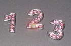 123 pink numbers