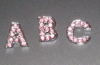 abc pink letters